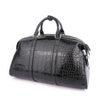 Custom Croc-Embossed Leather Travel Duffle