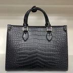 Pure Croc-Embossed Leather Ladies Handbag