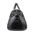Custom Croc-Embossed Leather Travel Duffle