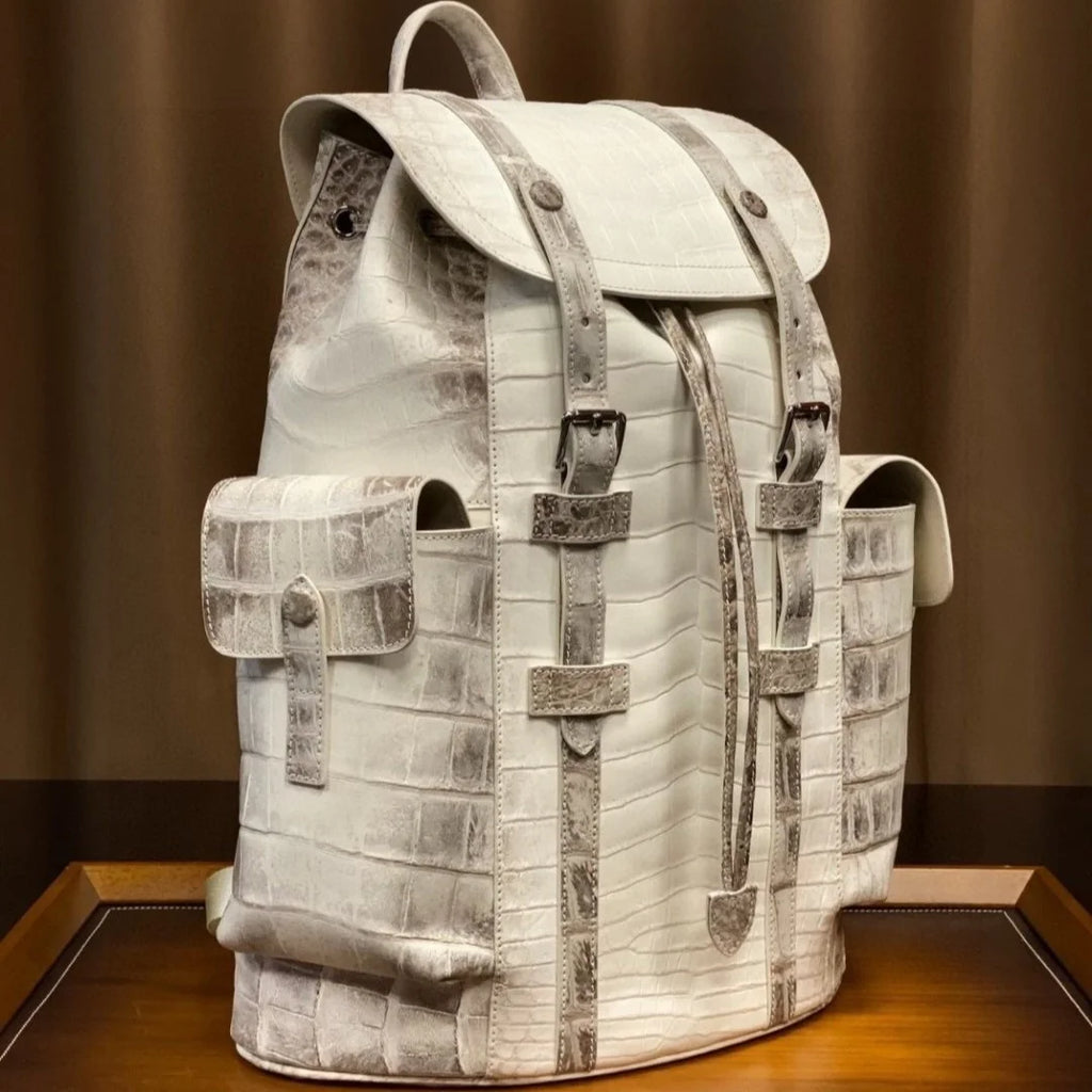 Himalayan Croc-Embossed Men's Backpack