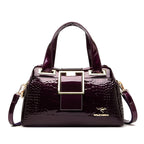 Luxury Crocodile Leather Crossbody Bag