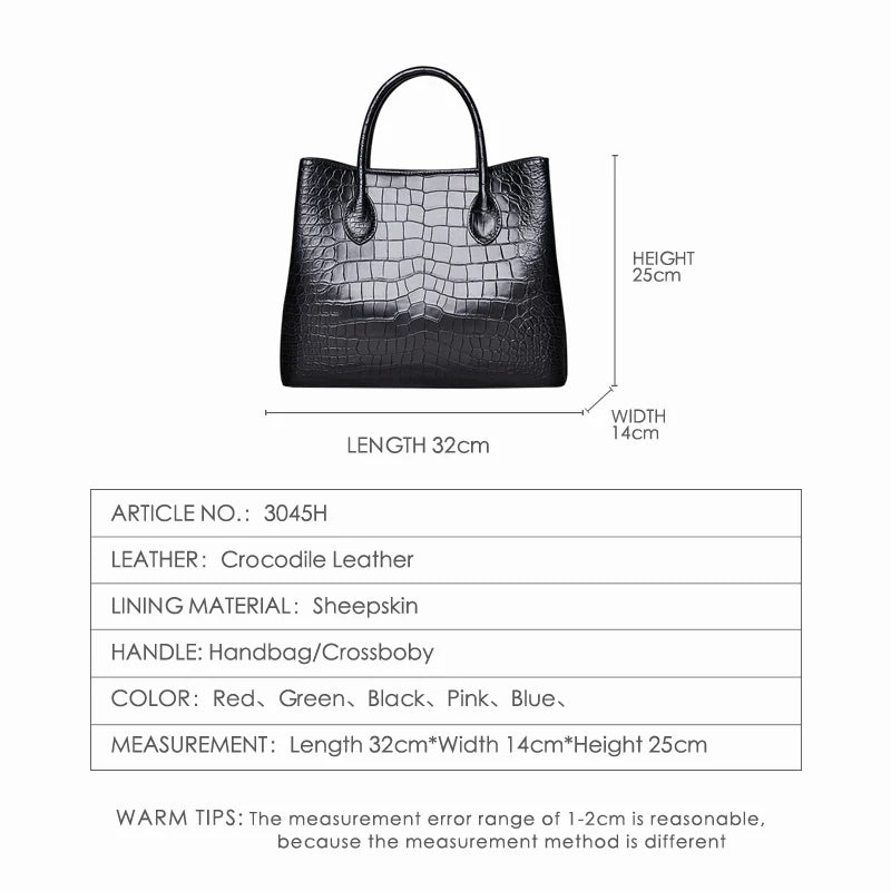 Croc-Embossed Leather Belly Handbag