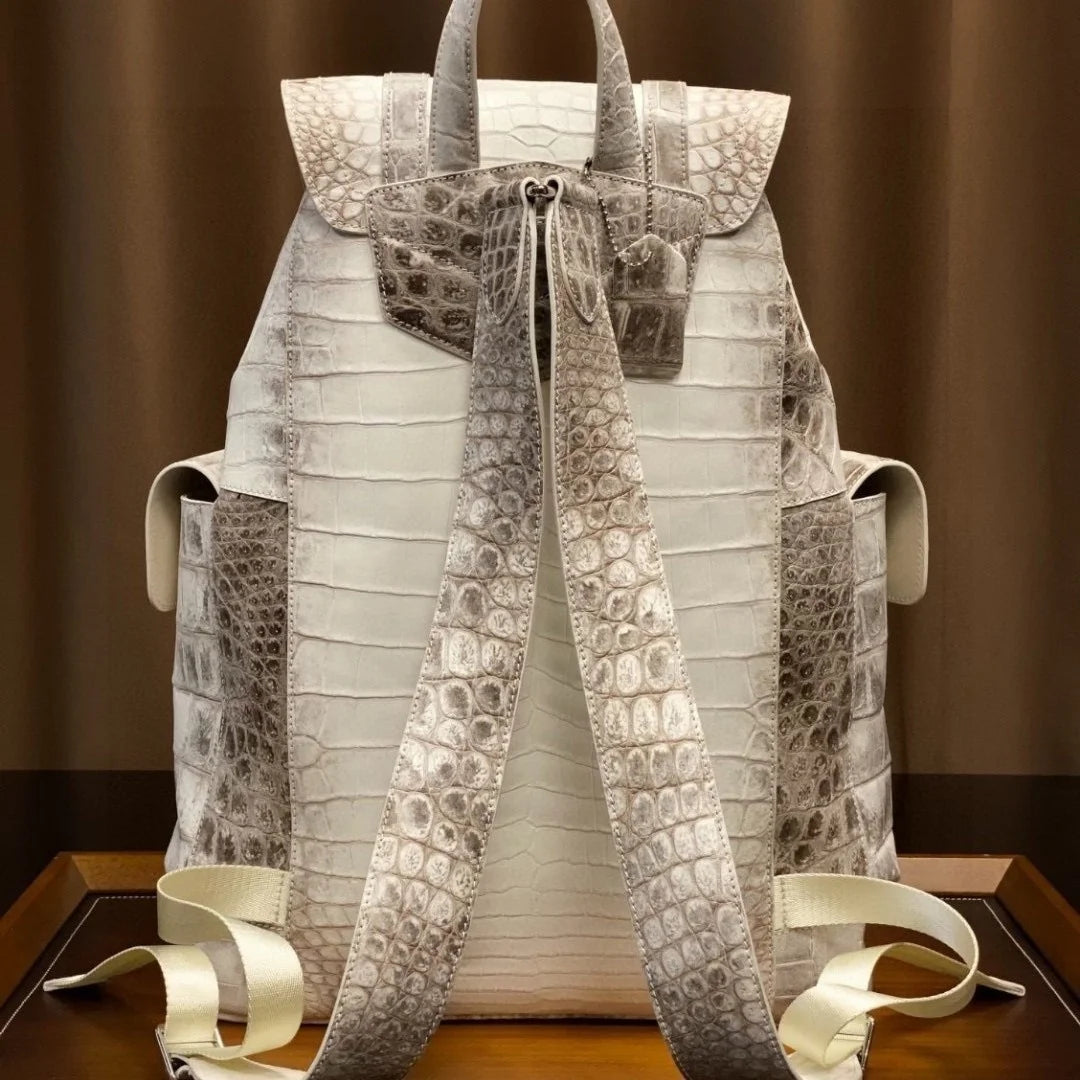 Himalayan Croc-Embossed Men's Backpack