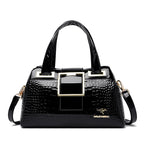 Luxury Crocodile Leather Crossbody Bag