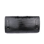 Custom Croc-Embossed Leather Travel Duffle