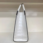 Pure Croc-Embossed Leather Ladies Handbag
