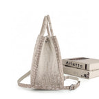 Luxury Croc-Embossed Leather Tote Bag