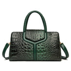 Premium Crocodile Leather Crossbody Bag