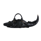 3D Crocodile Embossed Handbag