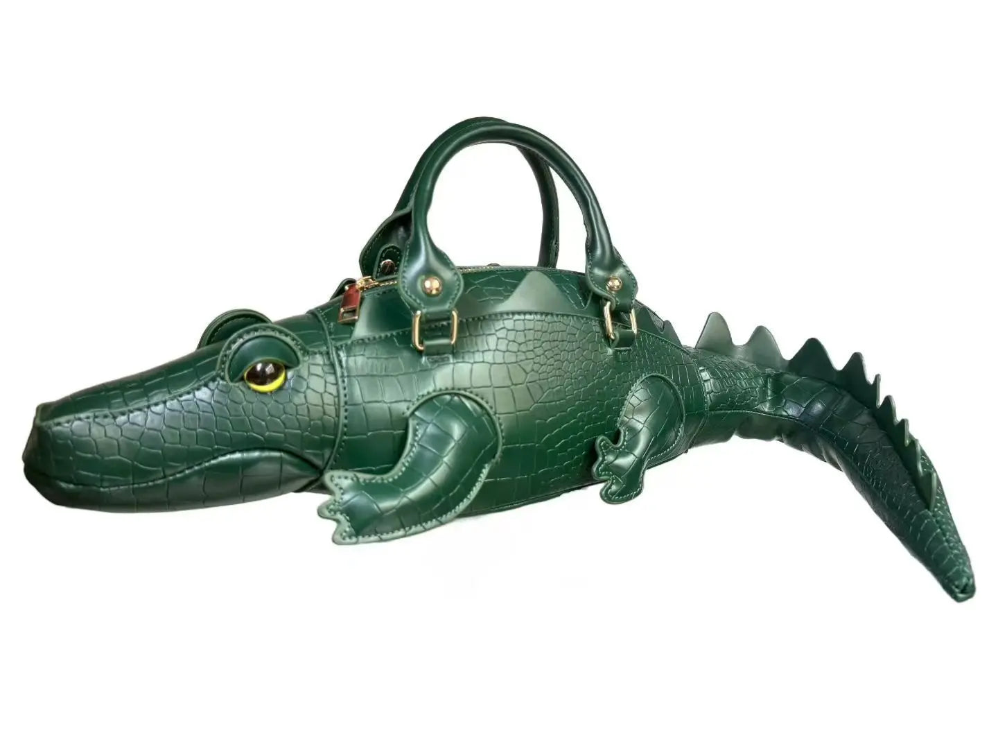 Realistic 3D Crocodile Handbag