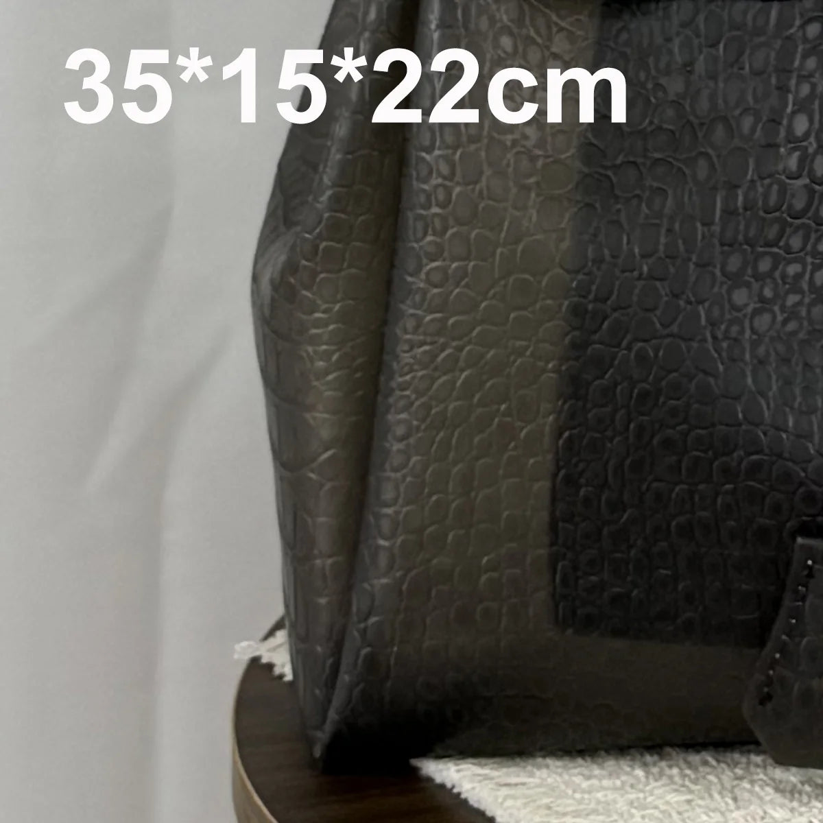 Transparent Crocodile Leather Jelly Tote