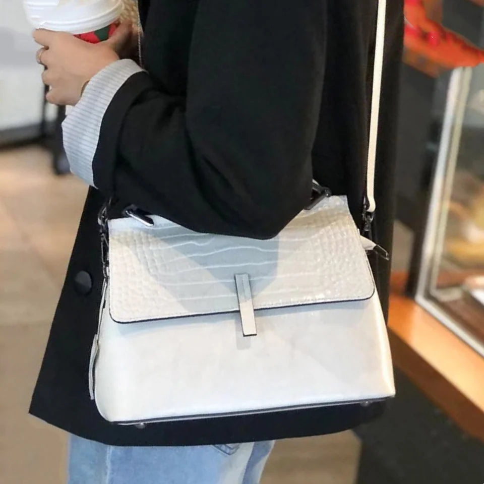 Luxury Crocodile Leather Tote Bag
