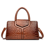 Premium Crocodile Leather Crossbody Bag