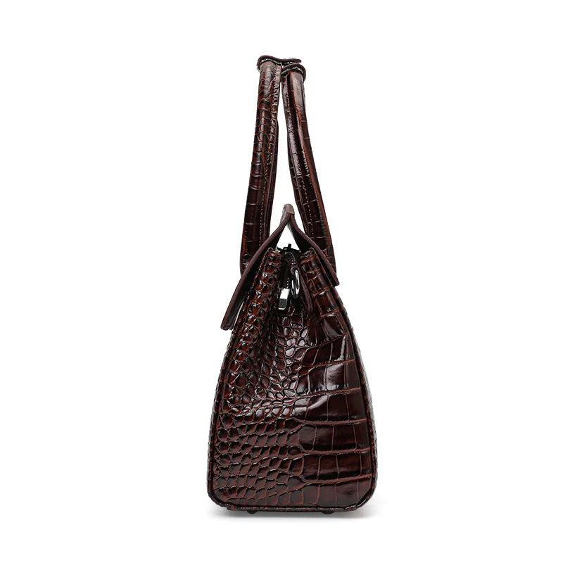 Luxury Crocodile Leather Tote Bag