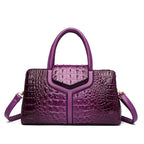 Premium Crocodile Leather Crossbody Bag