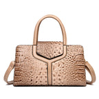 Premium Crocodile Leather Crossbody Bag