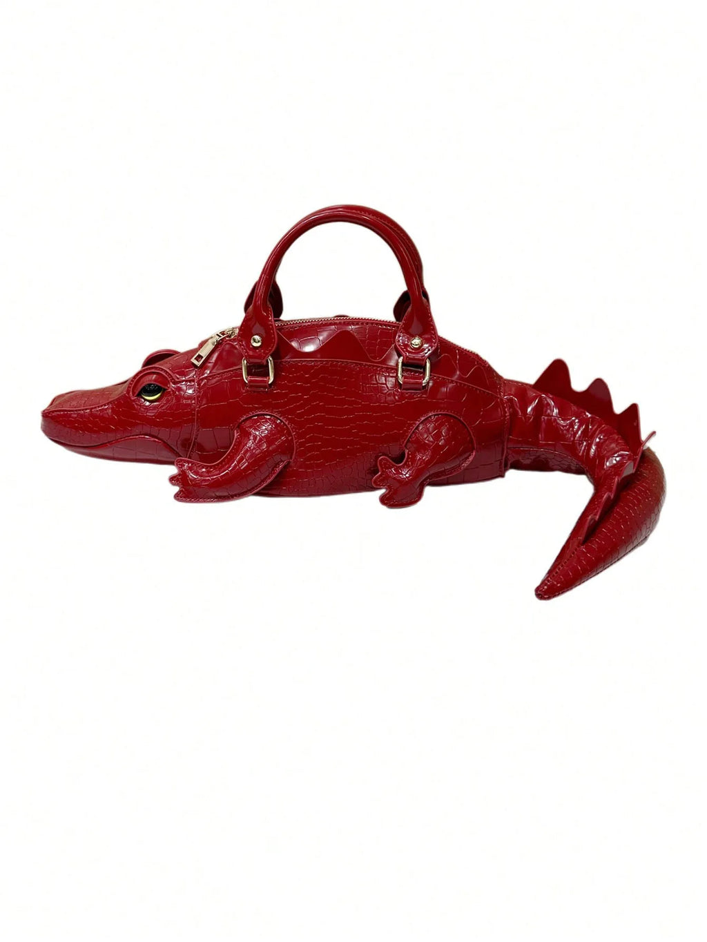 Realistic 3D Crocodile Handbag