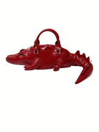 Realistic 3D Crocodile Handbag