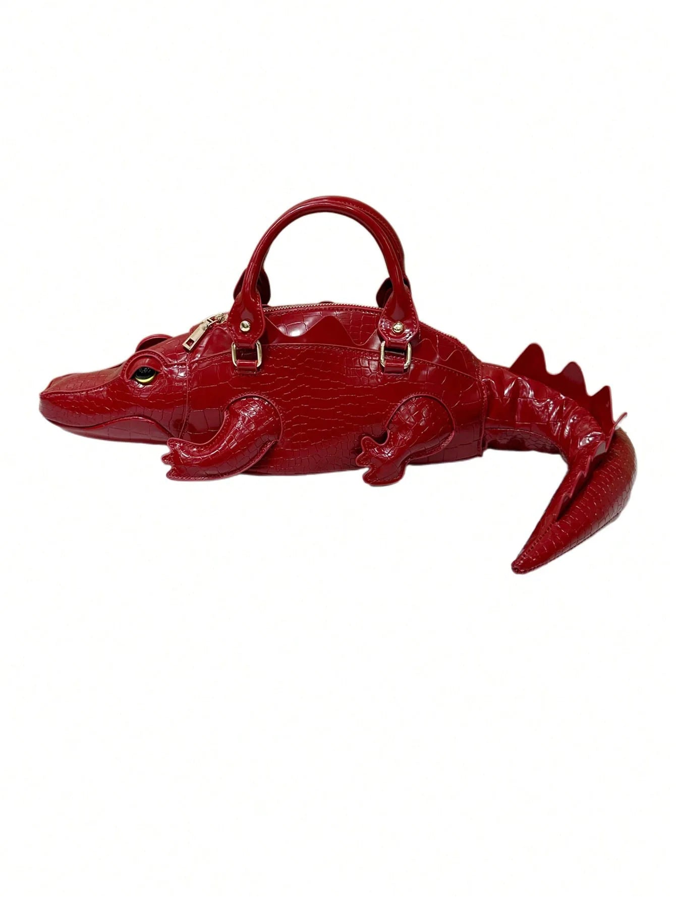 Realistic 3D Crocodile Handbag