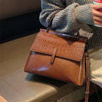 Luxury Crocodile Leather Tote Bag