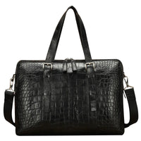 Luka Croc-Embossed Men's Travel Bag