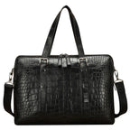 Luka Croc-Embossed Men's Travel Bag