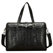 Luka Croc-Embossed Men's Travel Bag