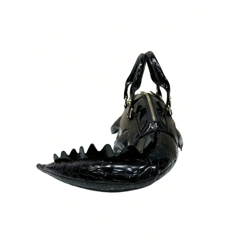 Realistic 3D Crocodile Handbag