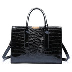 Luxury Crocodile Leather Tote Bag