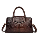 Premium Crocodile Leather Crossbody Bag
