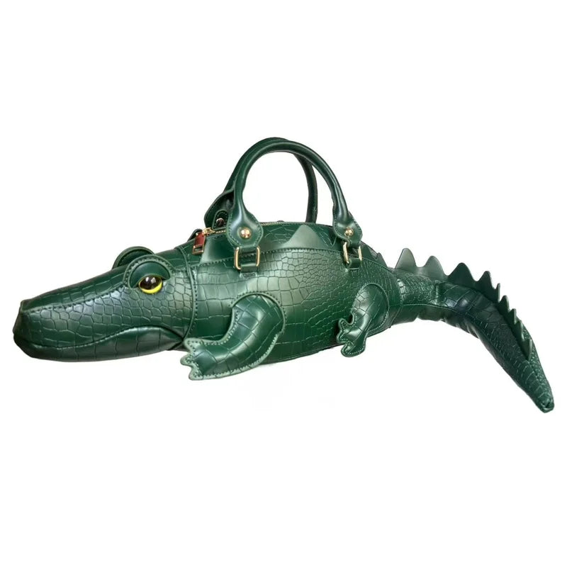 Realistic 3D Crocodile Handbag