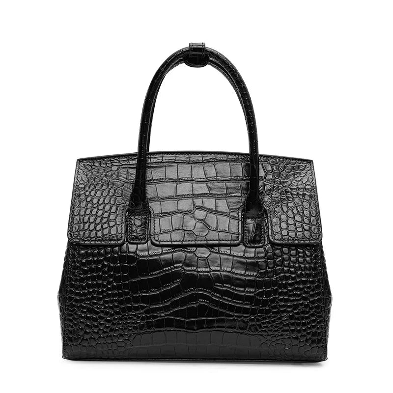 Luxury Crocodile Leather Tote Bag