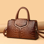 Premium Crocodile Leather Crossbody Bag