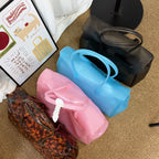 Transparent Crocodile Leather Jelly Tote