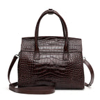 Luxury Crocodile Leather Tote Bag
