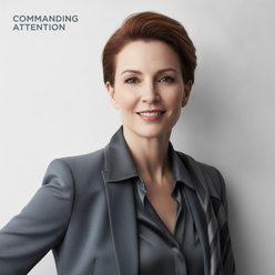 Patricia Moore, a sophisticated woman, smiles confidently in a professional headshot against a bright white background.