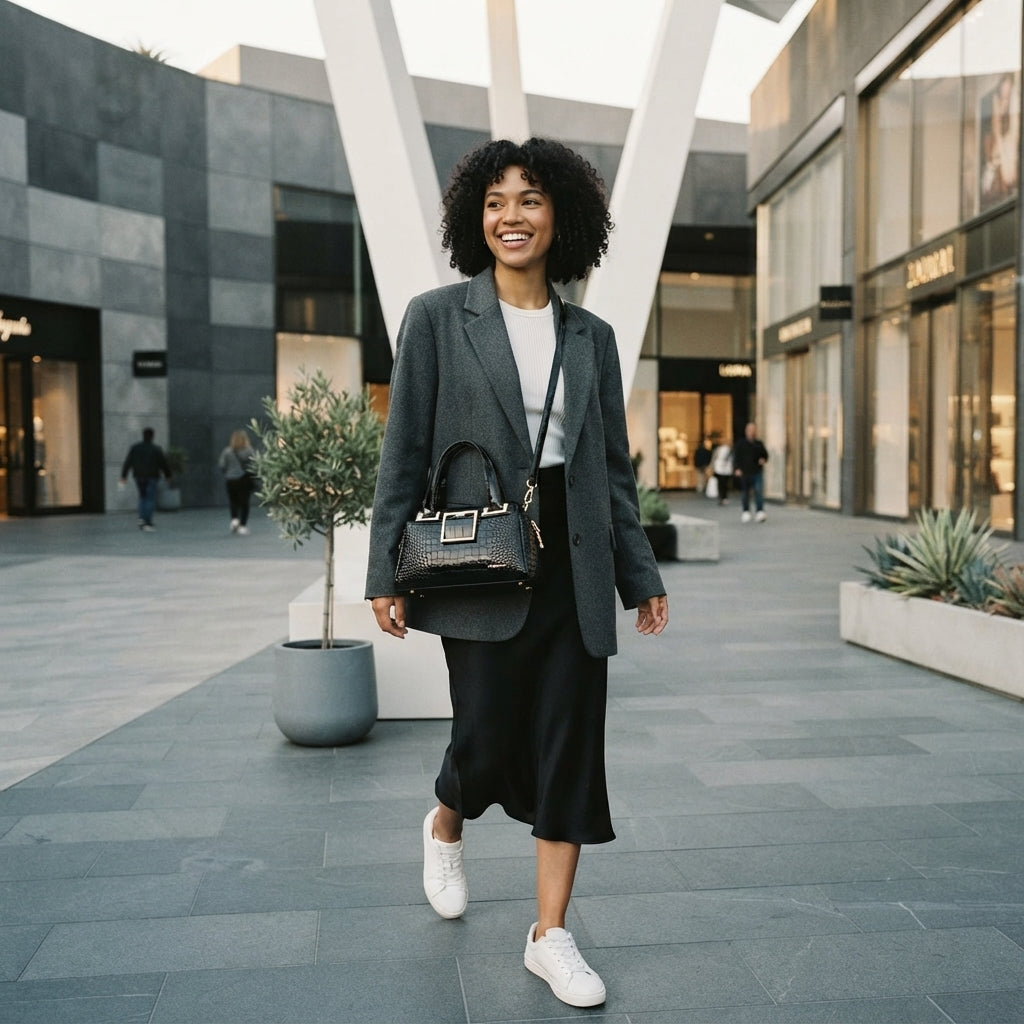 Luxury Crocodile Leather Crossbody Bag - editorial-ugc-strip